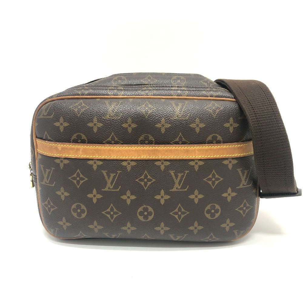 LOUIS VUITTON Shoulder Bag M45254 Monogram canvas Brown Monogram Reporter PM Women