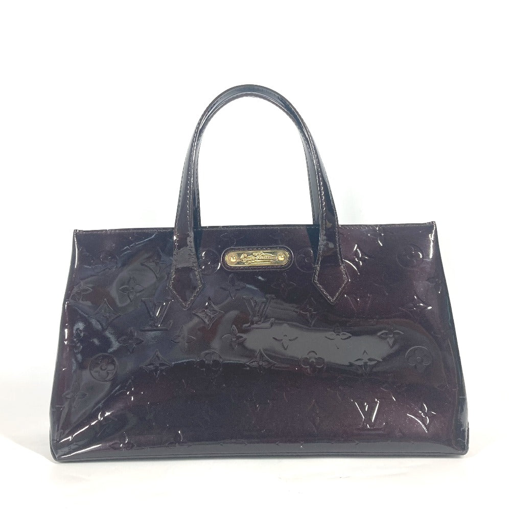 LOUIS VUITTON Handbag M93641 Monogram Vernis Purple type Monogram Vernis Wilshire PM Women