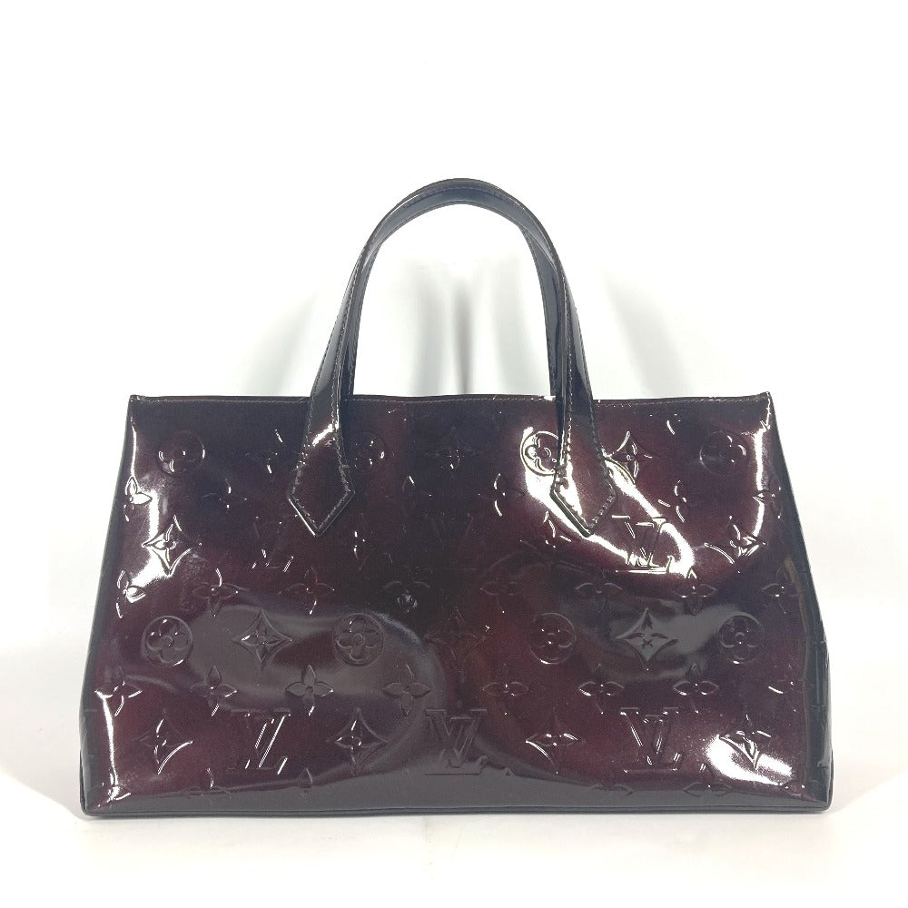 LOUIS VUITTON Handbag M93641 Monogram Vernis Purple type Monogram Vernis Wilshire PM Women