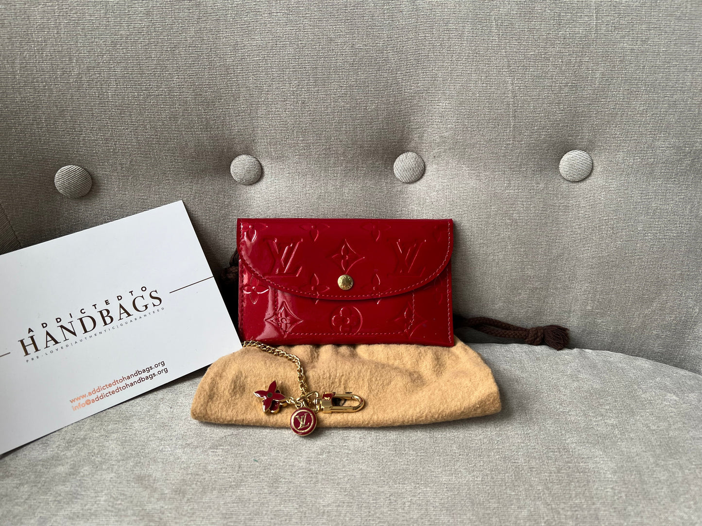 Louis Vuitton Vernis Envelope Plate Pouch
