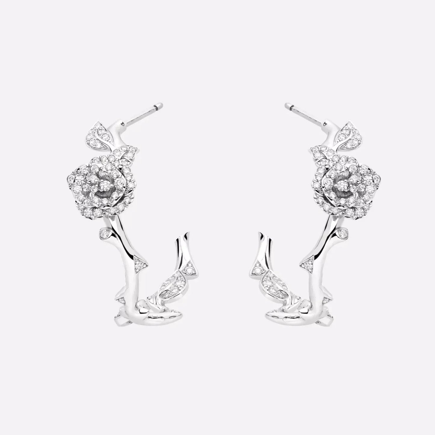 Luxury DiorROSE BAGATELLE DIAMOND EARRINGS