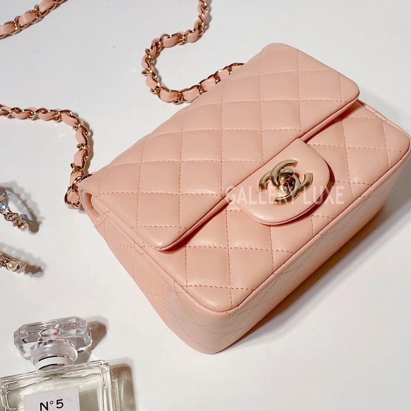 No.3412-Chanel Lambskin Classic Flap Mini 17cm (Brand New /全新)