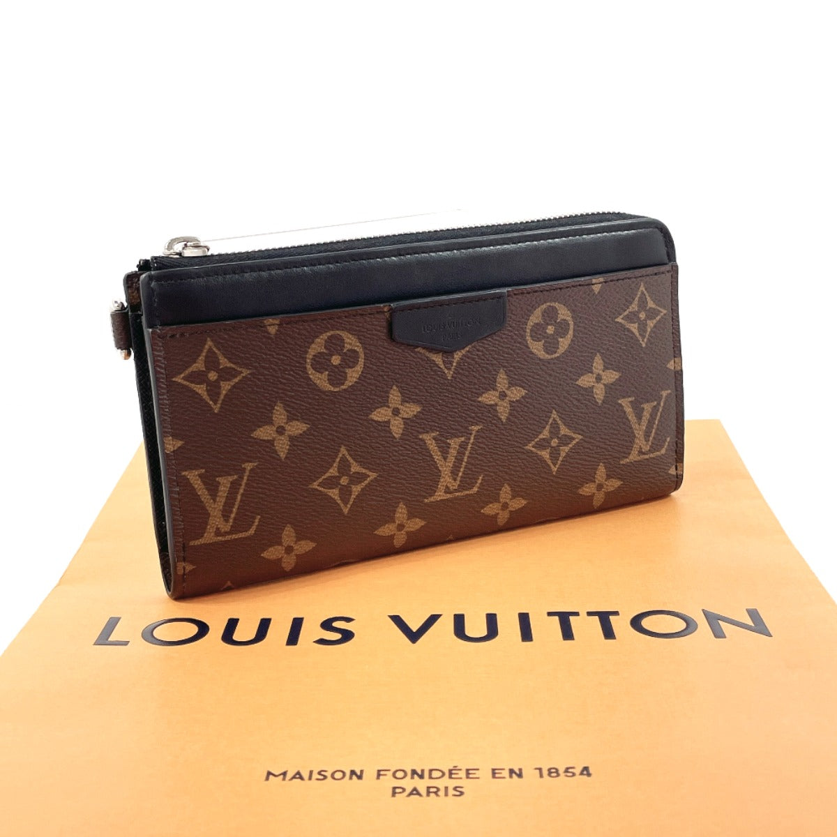 Louis Vuitton Monogram Macassar Zippy Wallet