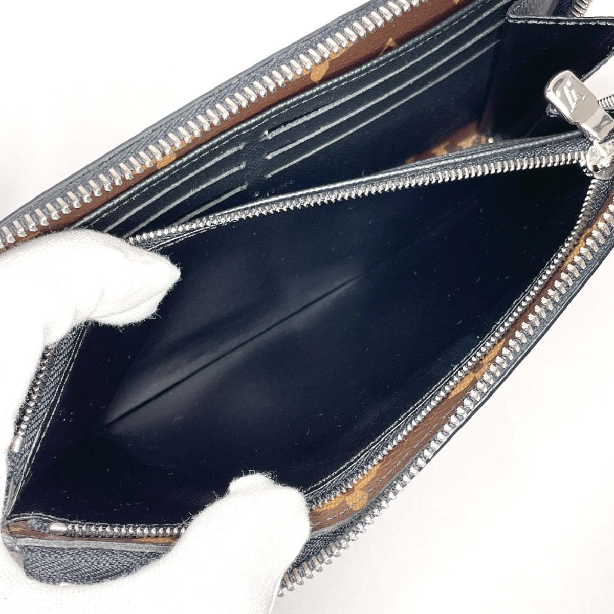 Louis Vuitton Monogram Macassar Zippy Wallet