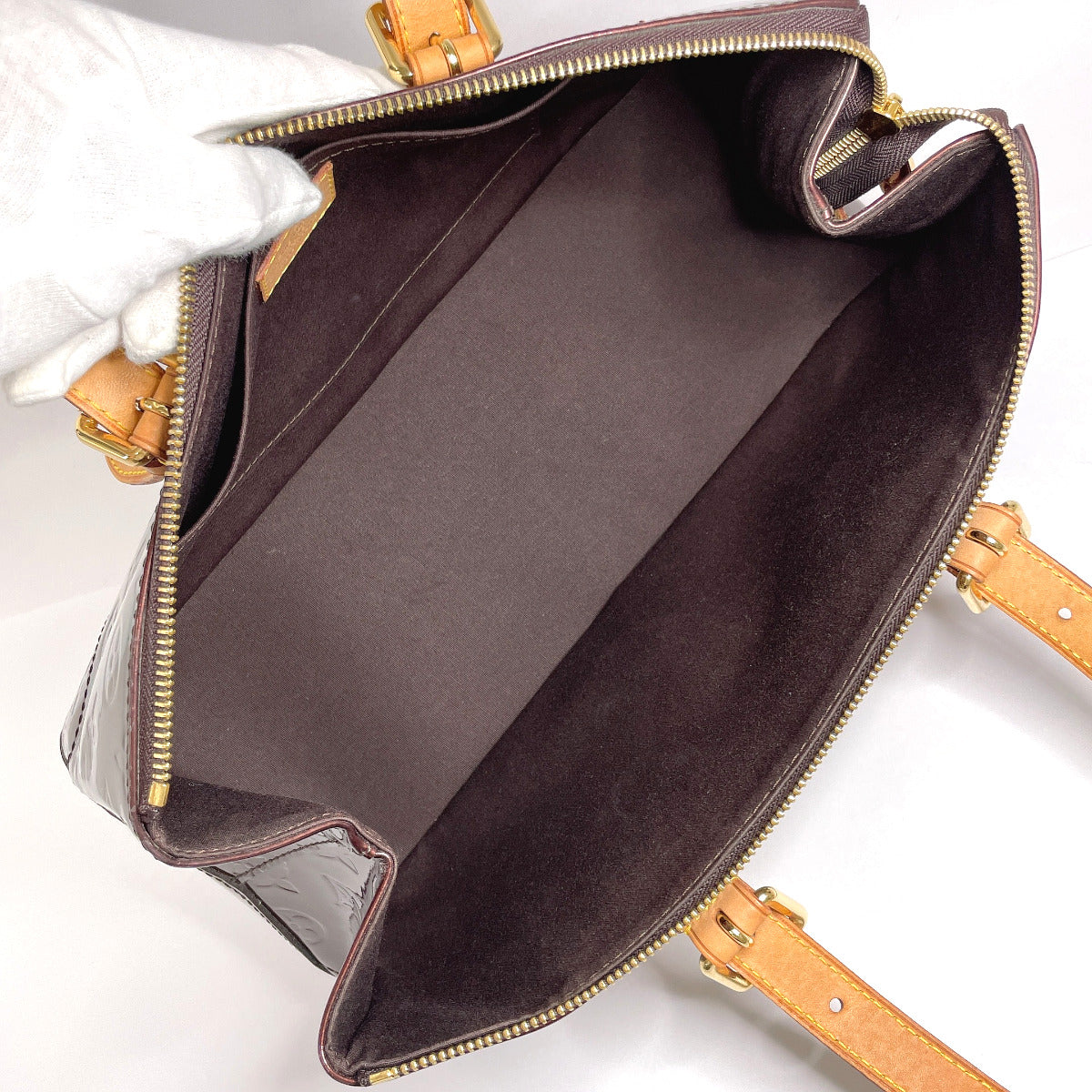 Louis Vuitton Rosewood Avenue Handbag Monogram Vernis