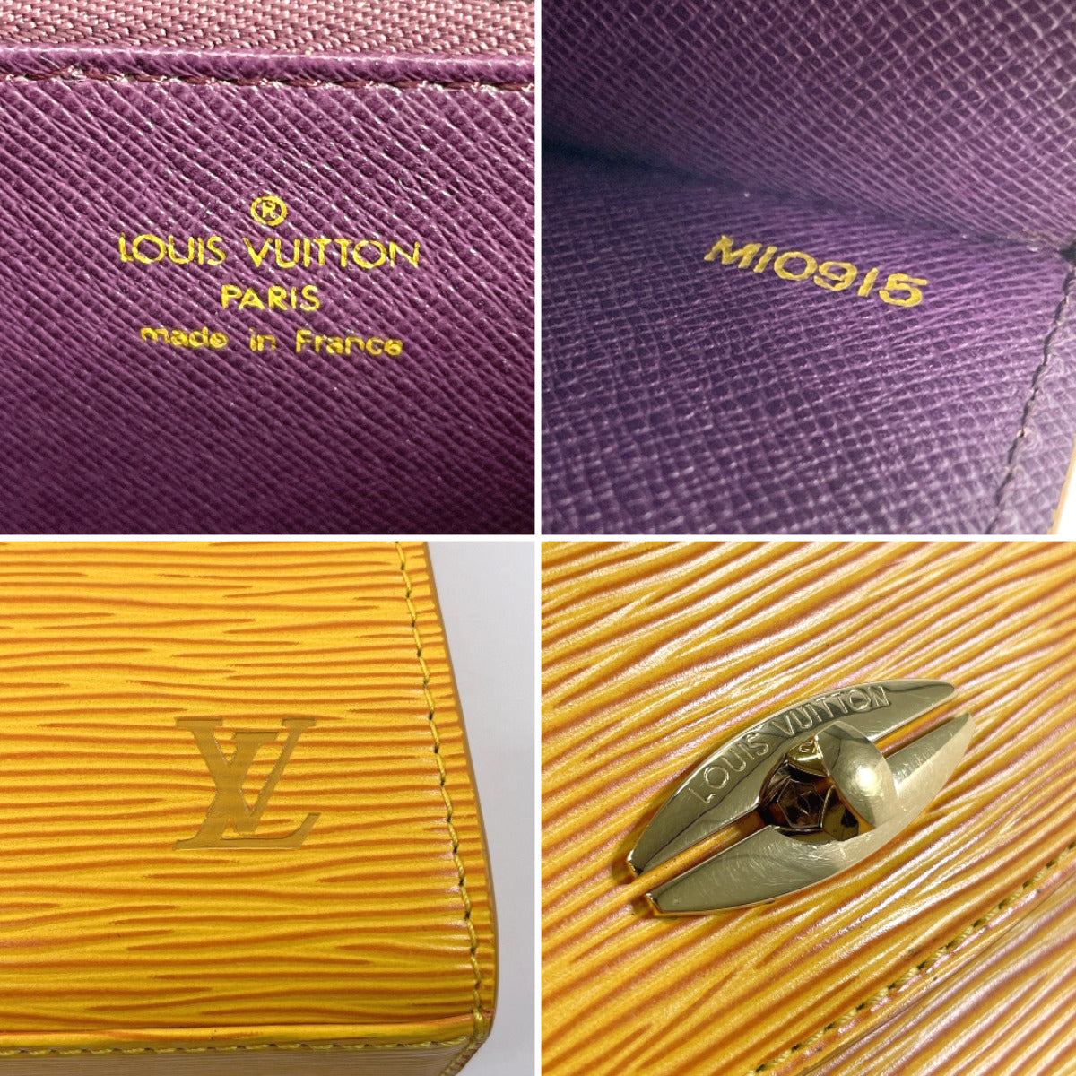 Louis Vuitton Malesherbes Epi Leather Handbag