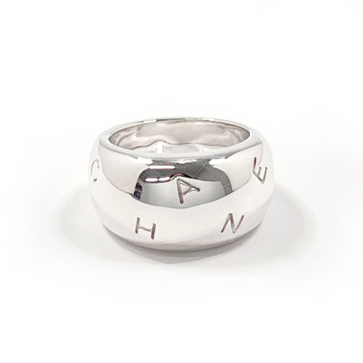 Chanel Silver 925 Logo Ring
