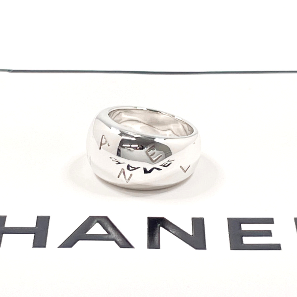 Chanel Silver 925 Logo Ring