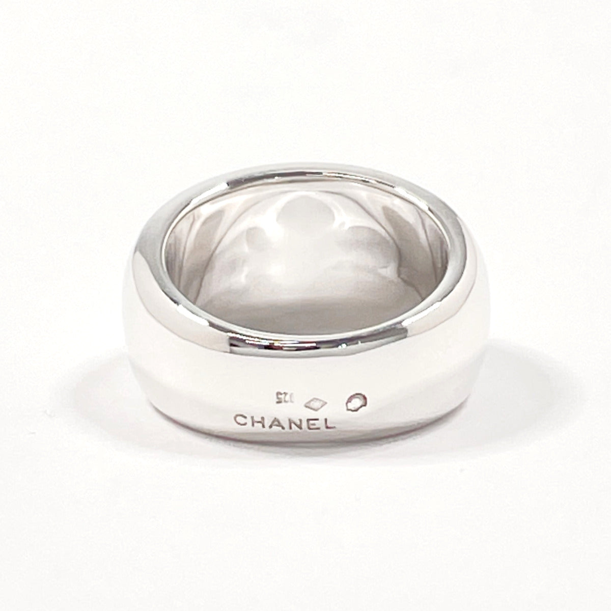 Chanel Silver 925 Logo Ring