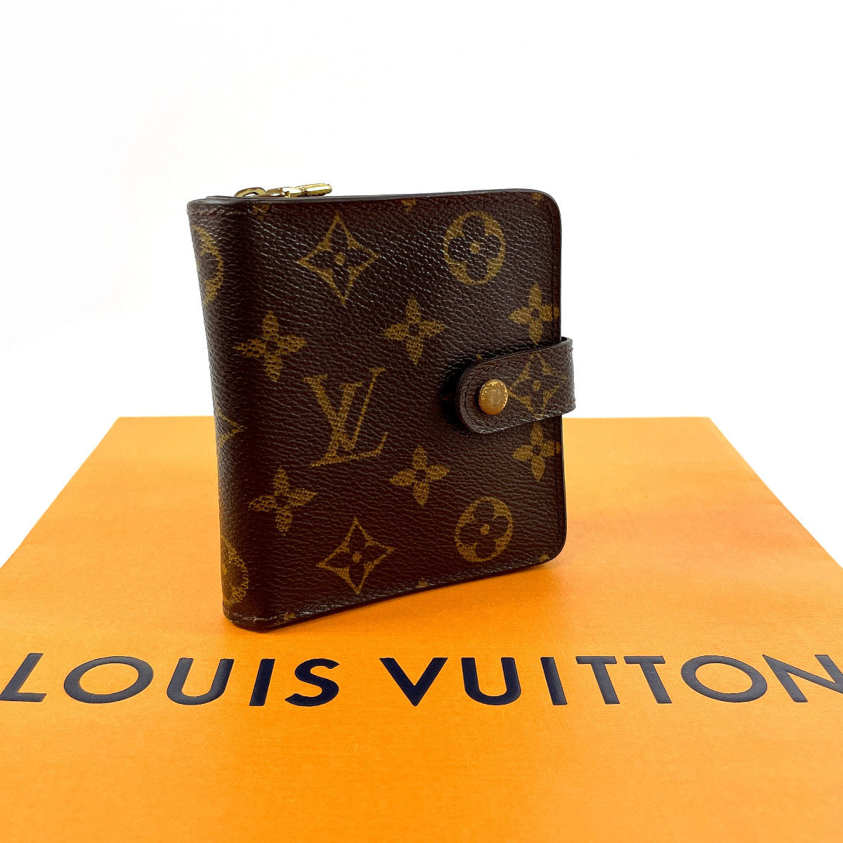 Louis Vuitton Monogram Canvas Compact Zip Wallet