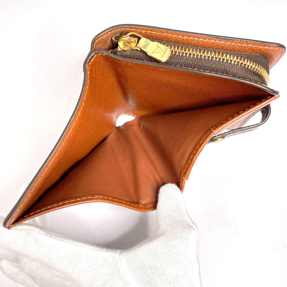 Louis Vuitton Monogram Canvas Compact Zip Wallet