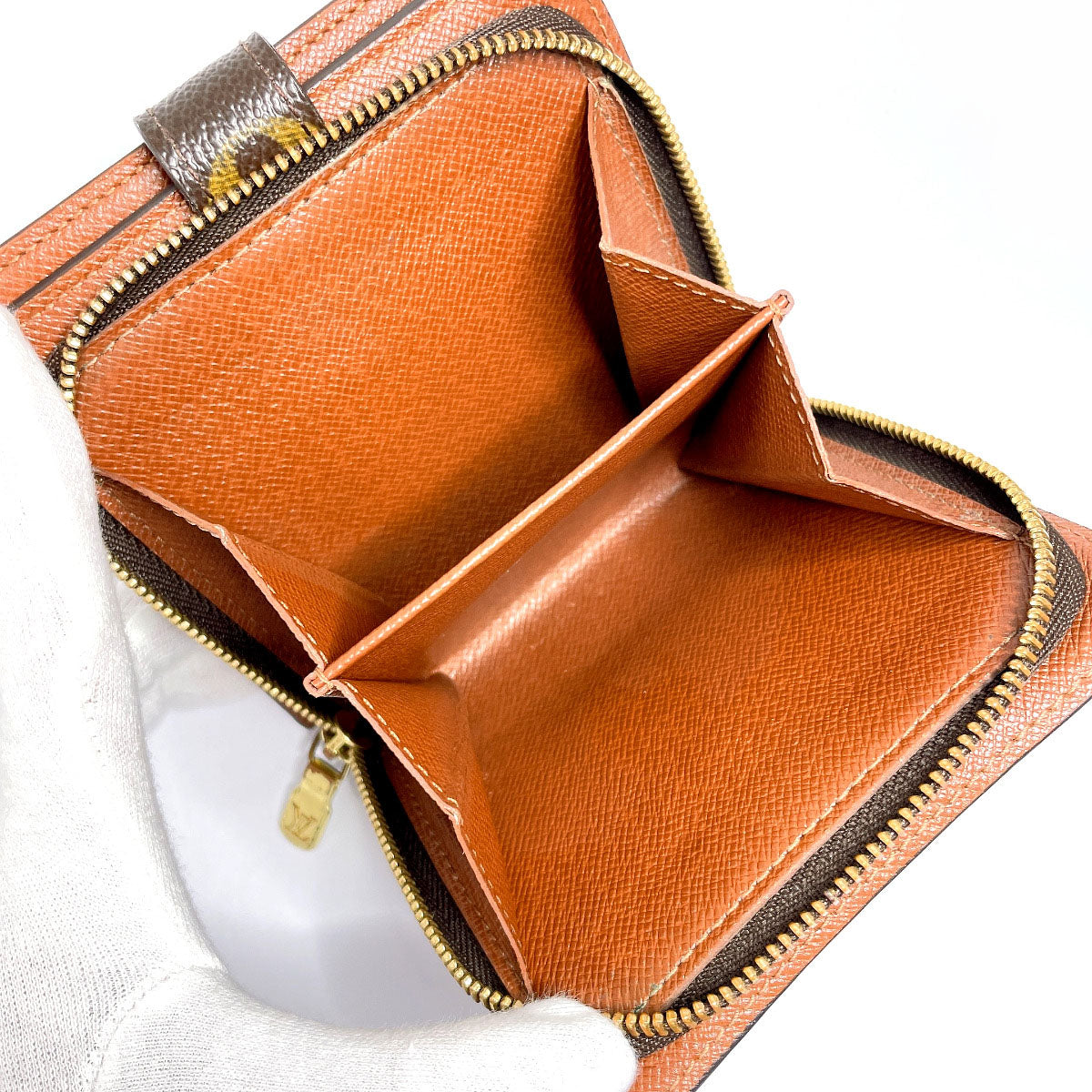 Louis Vuitton Monogram Canvas Compact Zip Wallet
