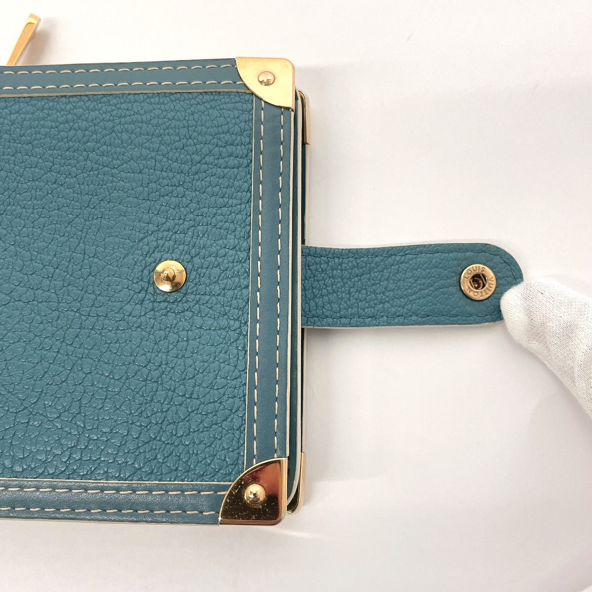 Louis Vuitton Compact Zip Suhali Leather Wallet