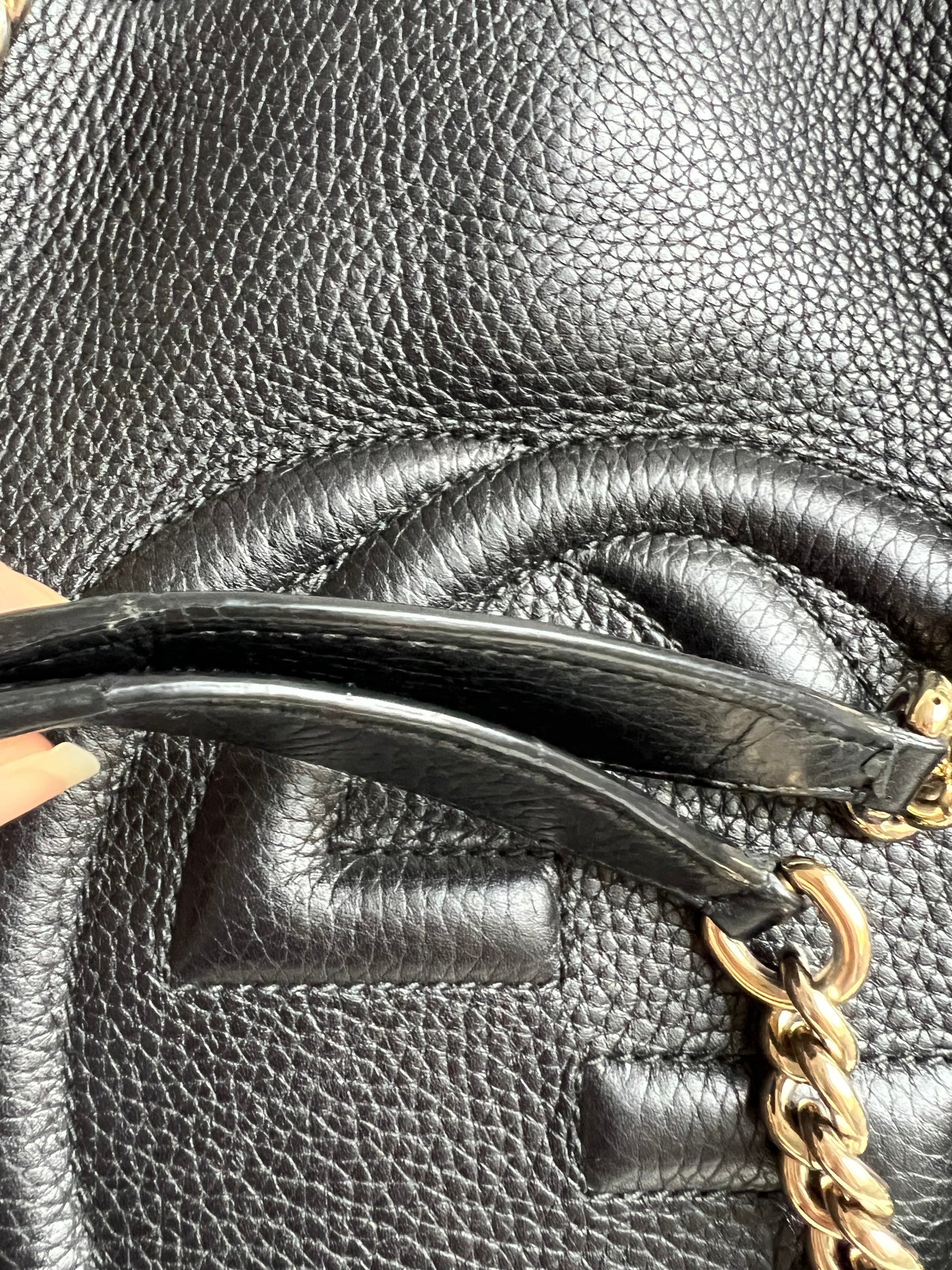 Luxury Gucci Trending 2025 Black Soho Chain Tote