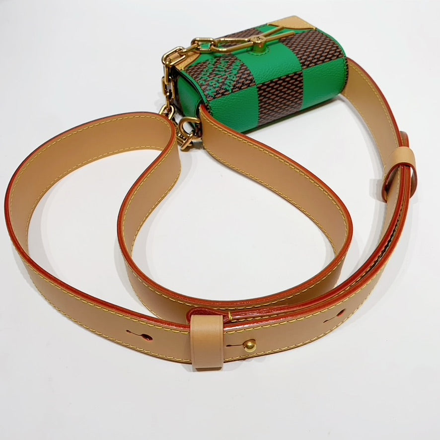 No.001665-5-Louis Vuitton Micro Steamer Damier