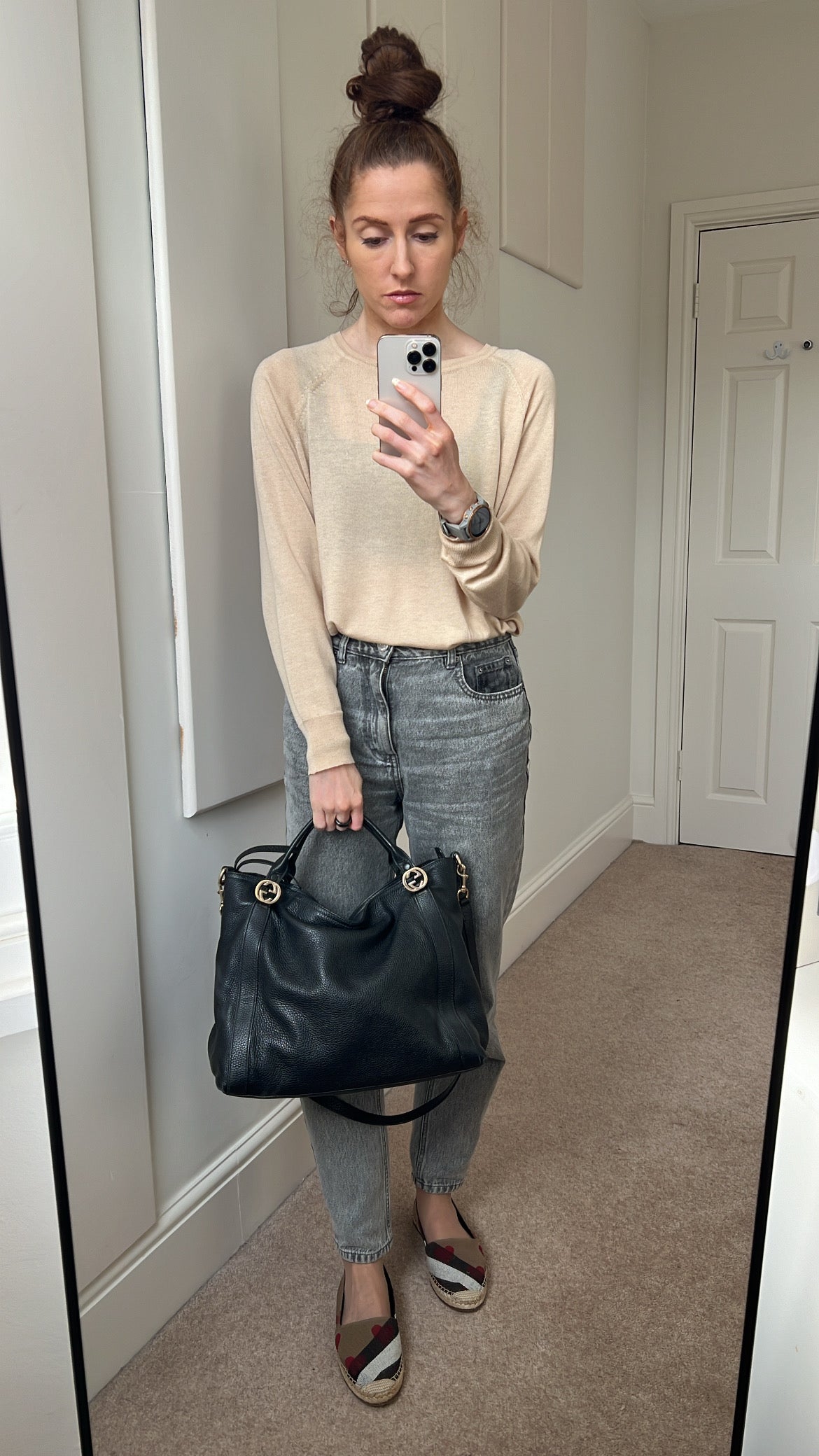 Luxury Gucci Trending 2025 Black Miss GG Leather Shoulder Bag