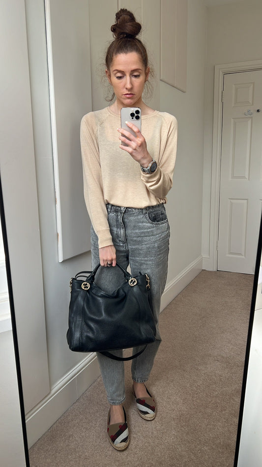 Luxury Gucci Trending 2025 Black Miss GG Leather Shoulder Bag