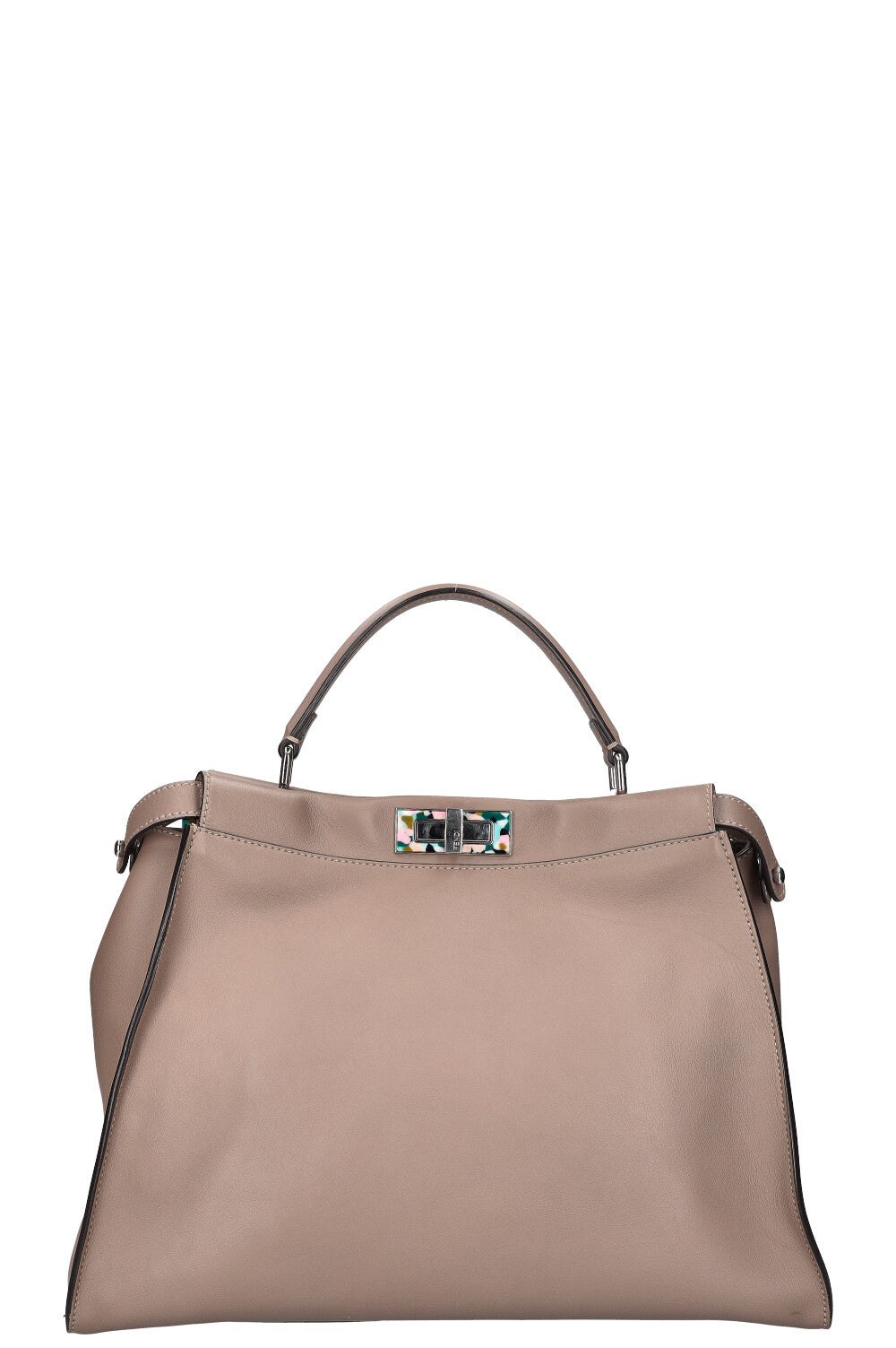 Luxury Fendi Peekaboo Large Taupe