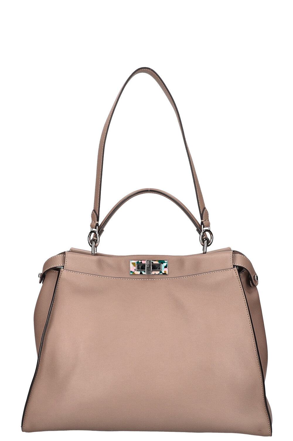 Luxury Fendi Peekaboo Large Taupe