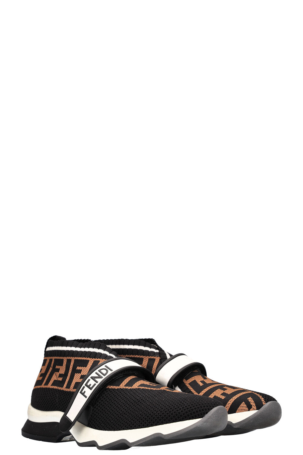 Luxury Fendi Rockoko Love Sneakers