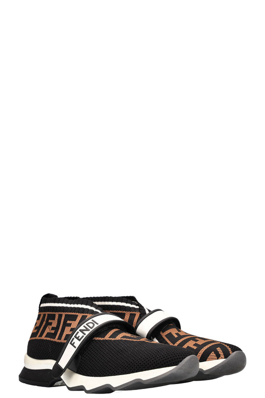 Luxury Fendi Rockoko Love Sneakers