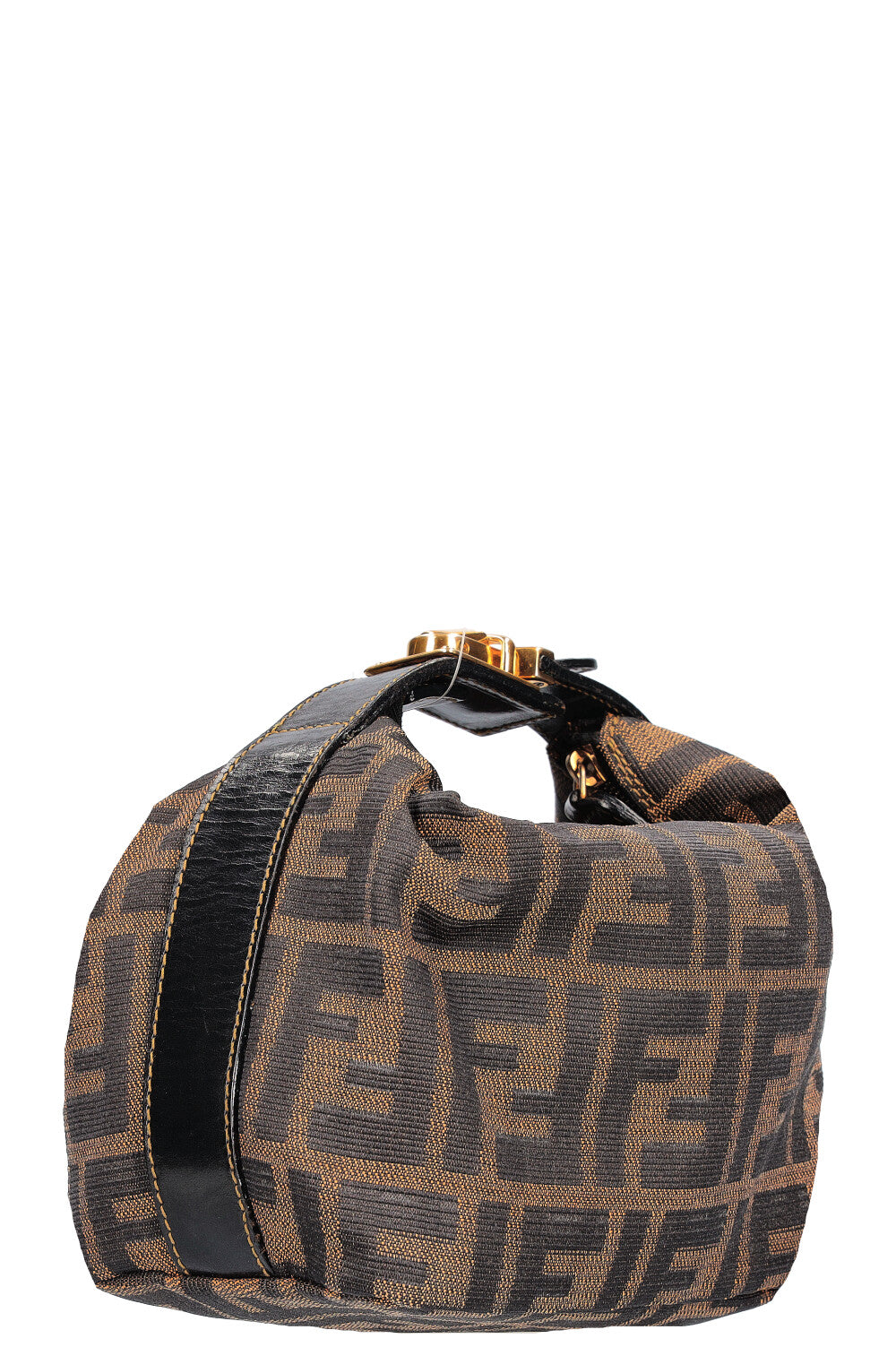 Luxury Fendi Vintage Zucca Top Handle Bag