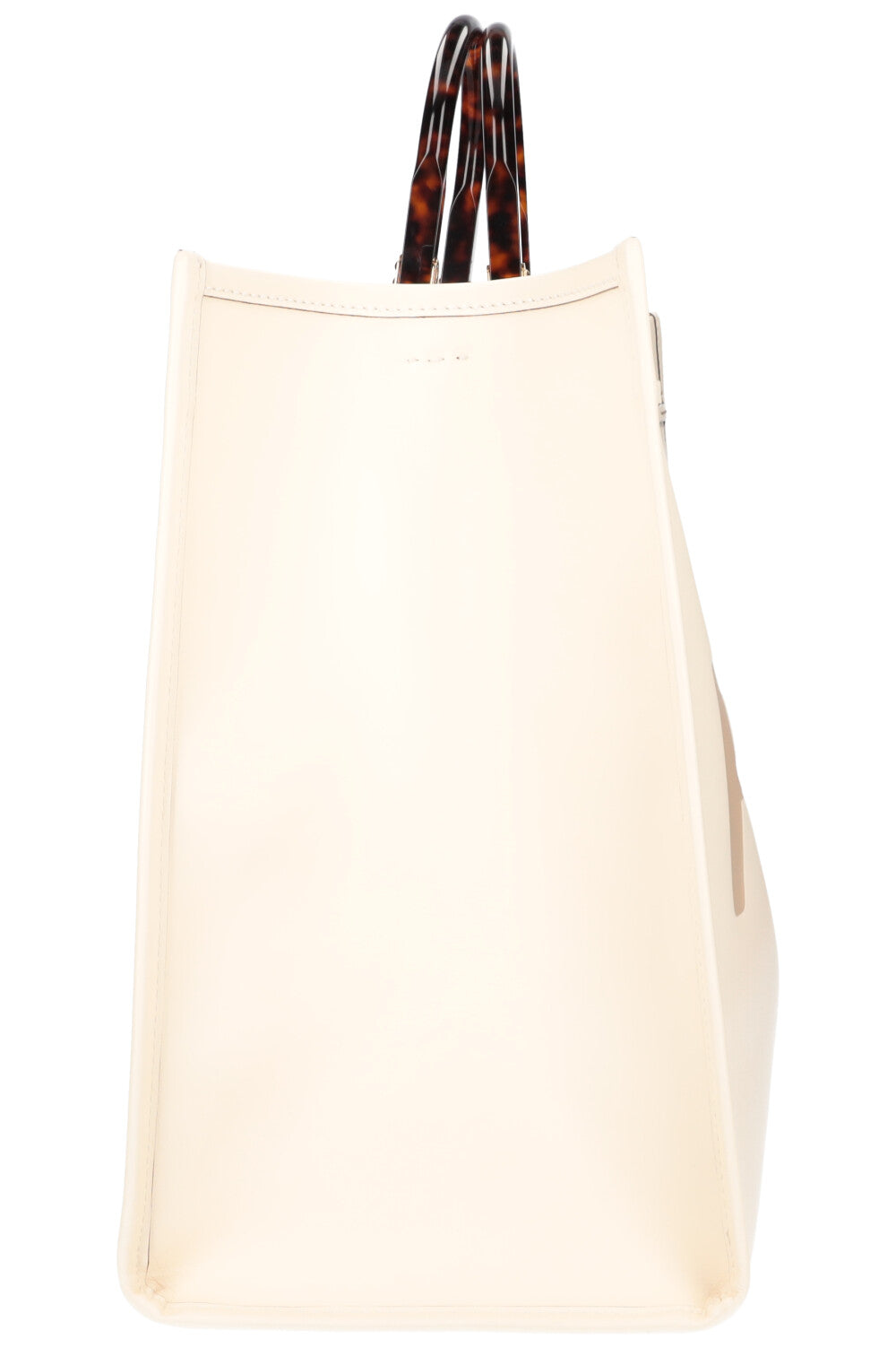 Luxury Fendi Sunshine Tote Large Leather Ivory
