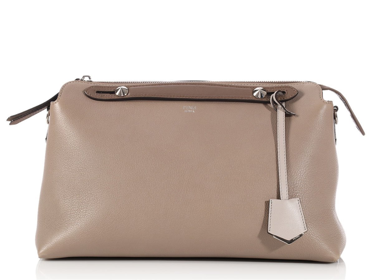 Luxury Fendi Taupe Grande Bauletto