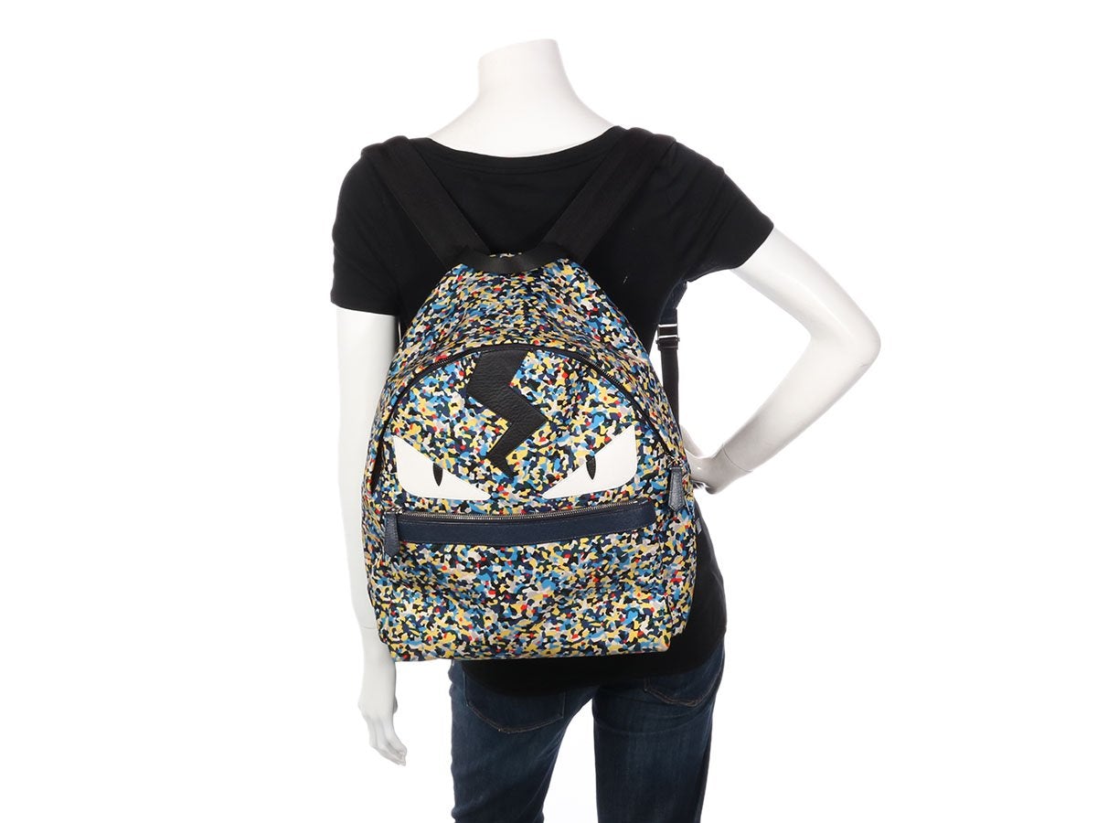 Luxury Fendi Confetti Monster Backpack