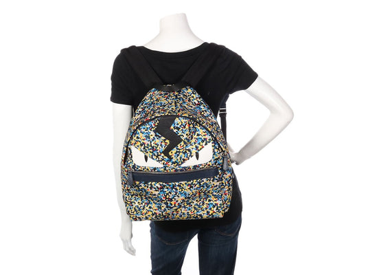 Luxury Fendi Confetti Monster Backpack