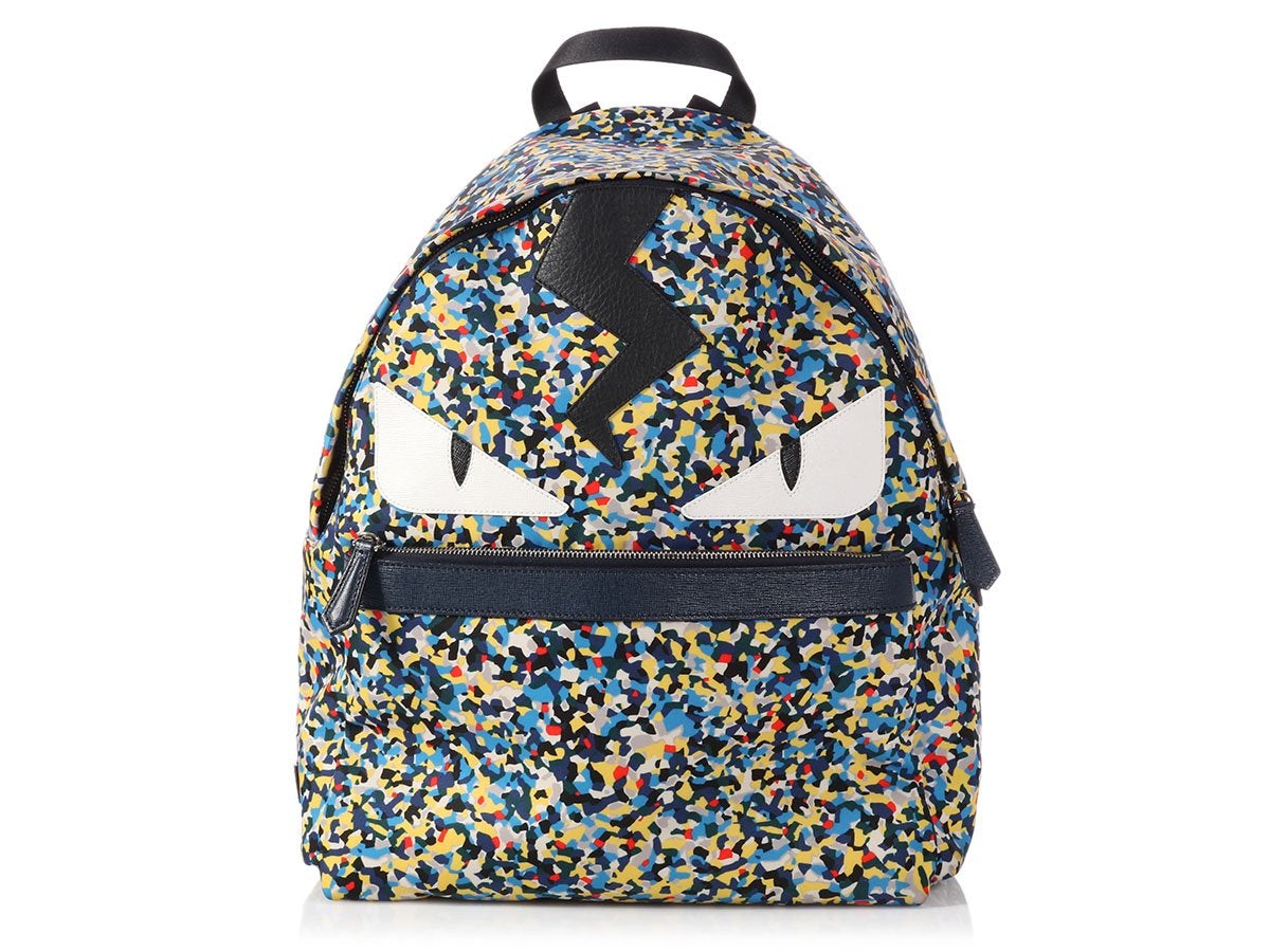 Luxury Fendi Confetti Monster Backpack