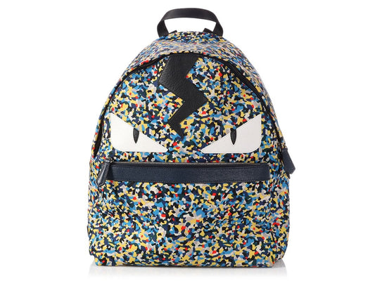 Luxury Fendi Confetti Monster Backpack
