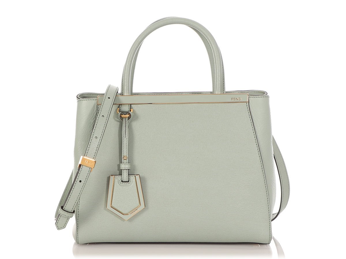 Luxury Fendi Pistachio Petite 2Jours