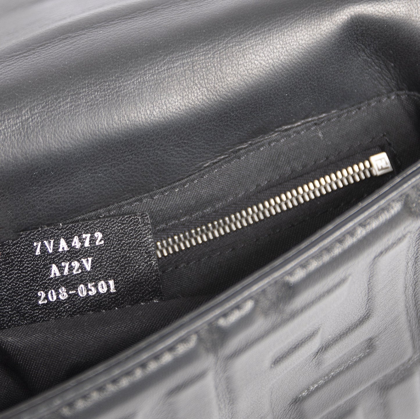 Fendi 2020 FF Zucca Logo Baguette Bag