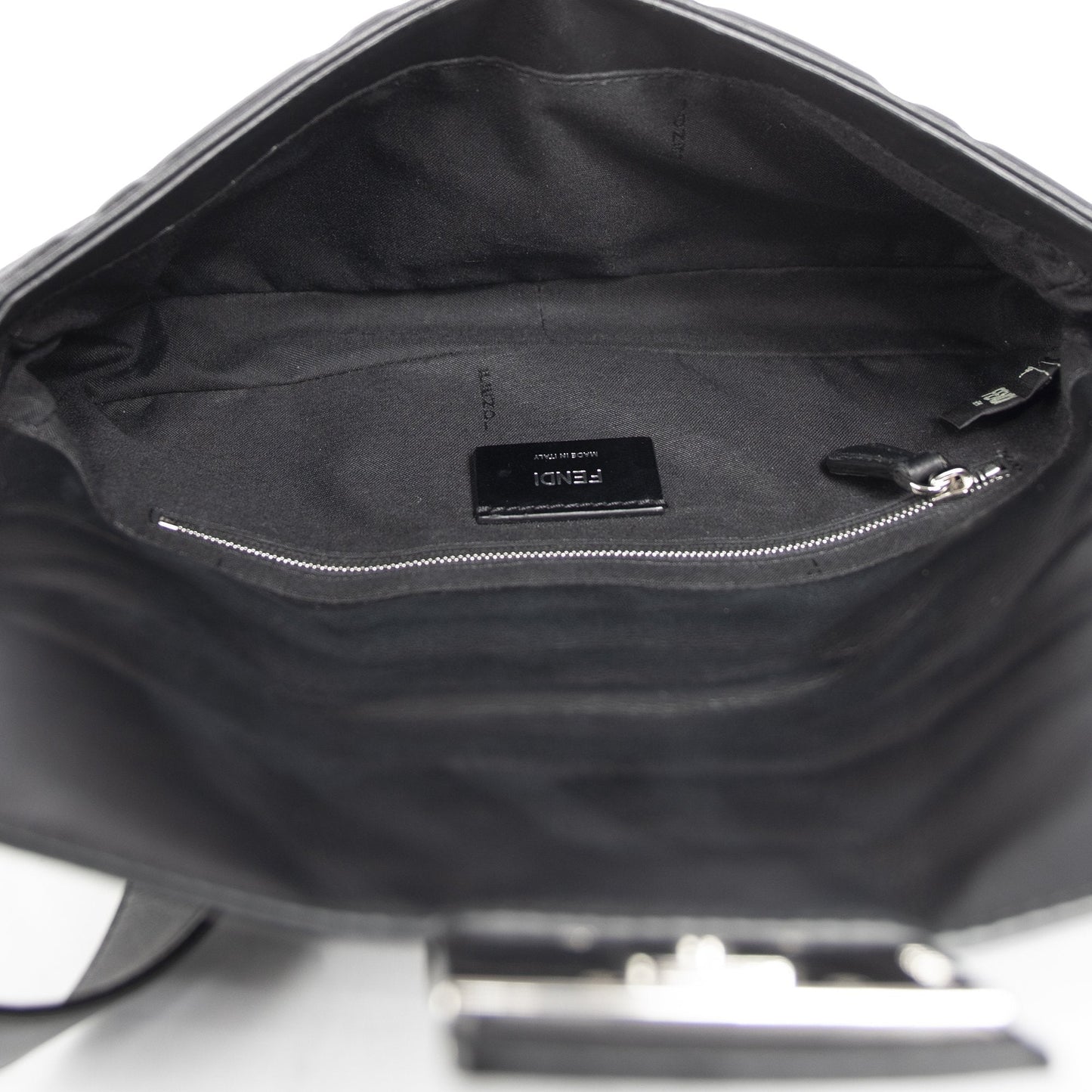 Fendi 2020 FF Zucca Logo Baguette Bag