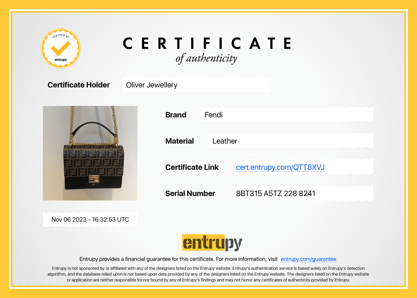 Fendi 2022 FF Embossed & Black Calfskin Leather Kan I Shoulder Bag