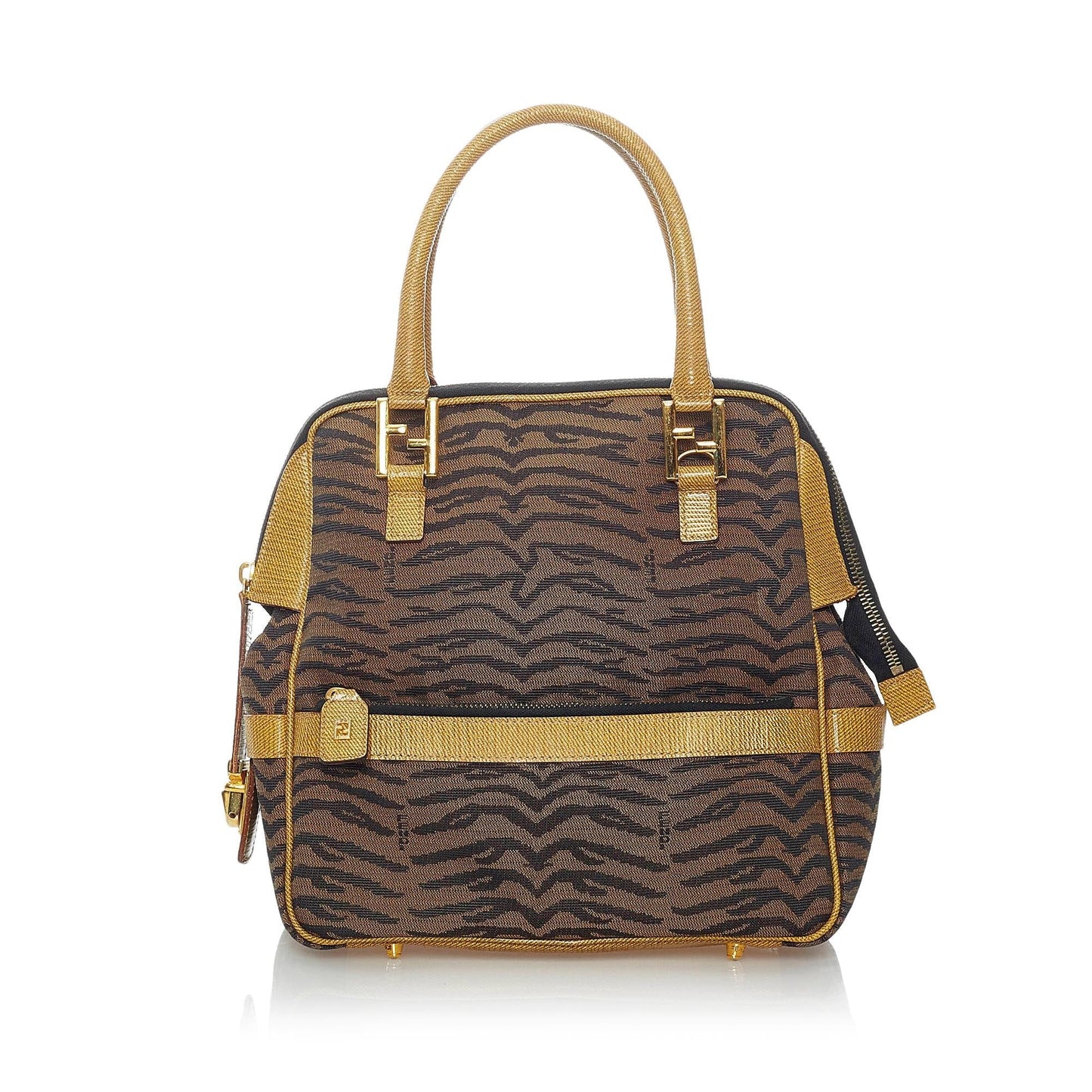 Luxury FendiAnimal Print Canvas Handbag (SHG-30882)