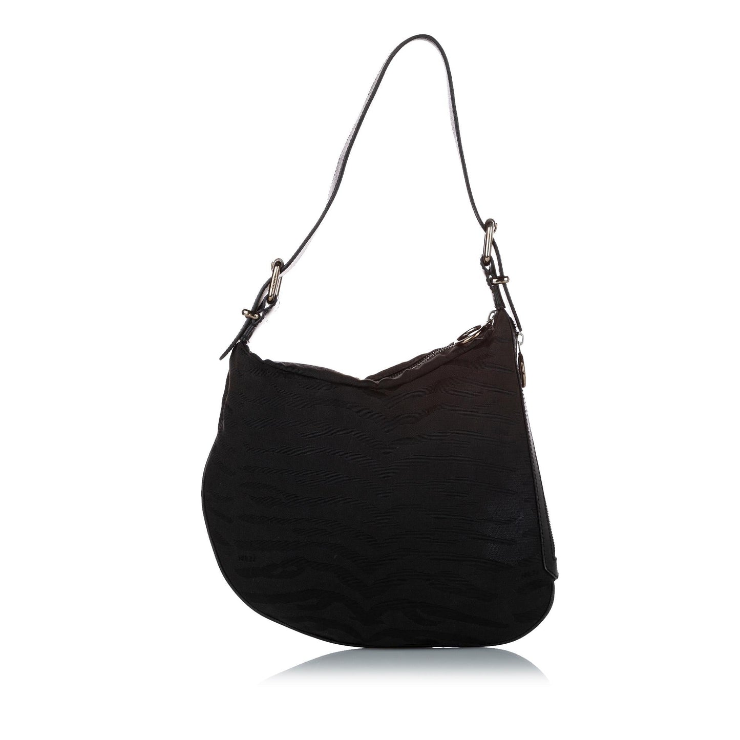 Luxury FendiAnimal Print Oyster Canvas Shoulder Bag (SHG-25272)