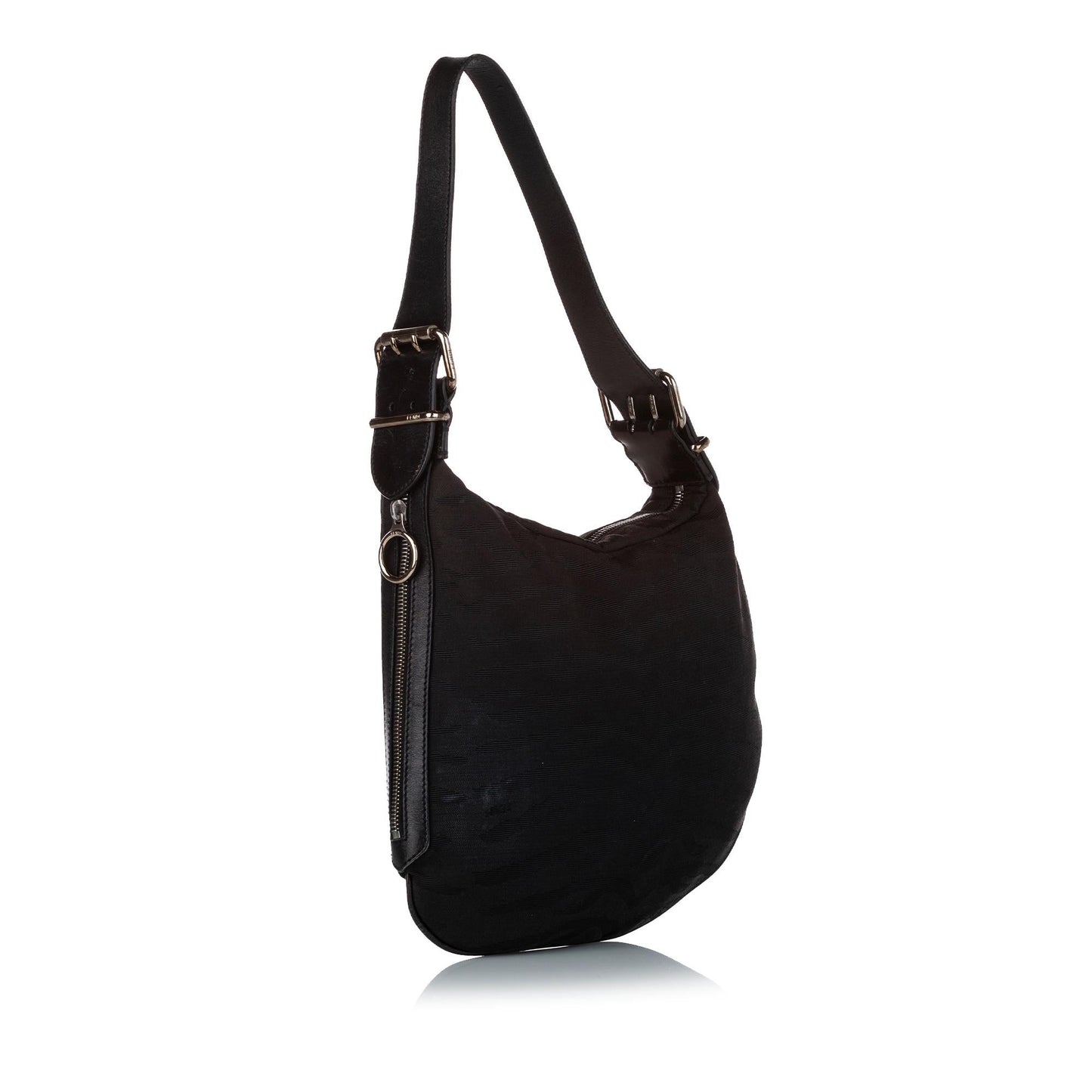 Luxury FendiAnimal Print Oyster Canvas Shoulder Bag (SHG-25272)