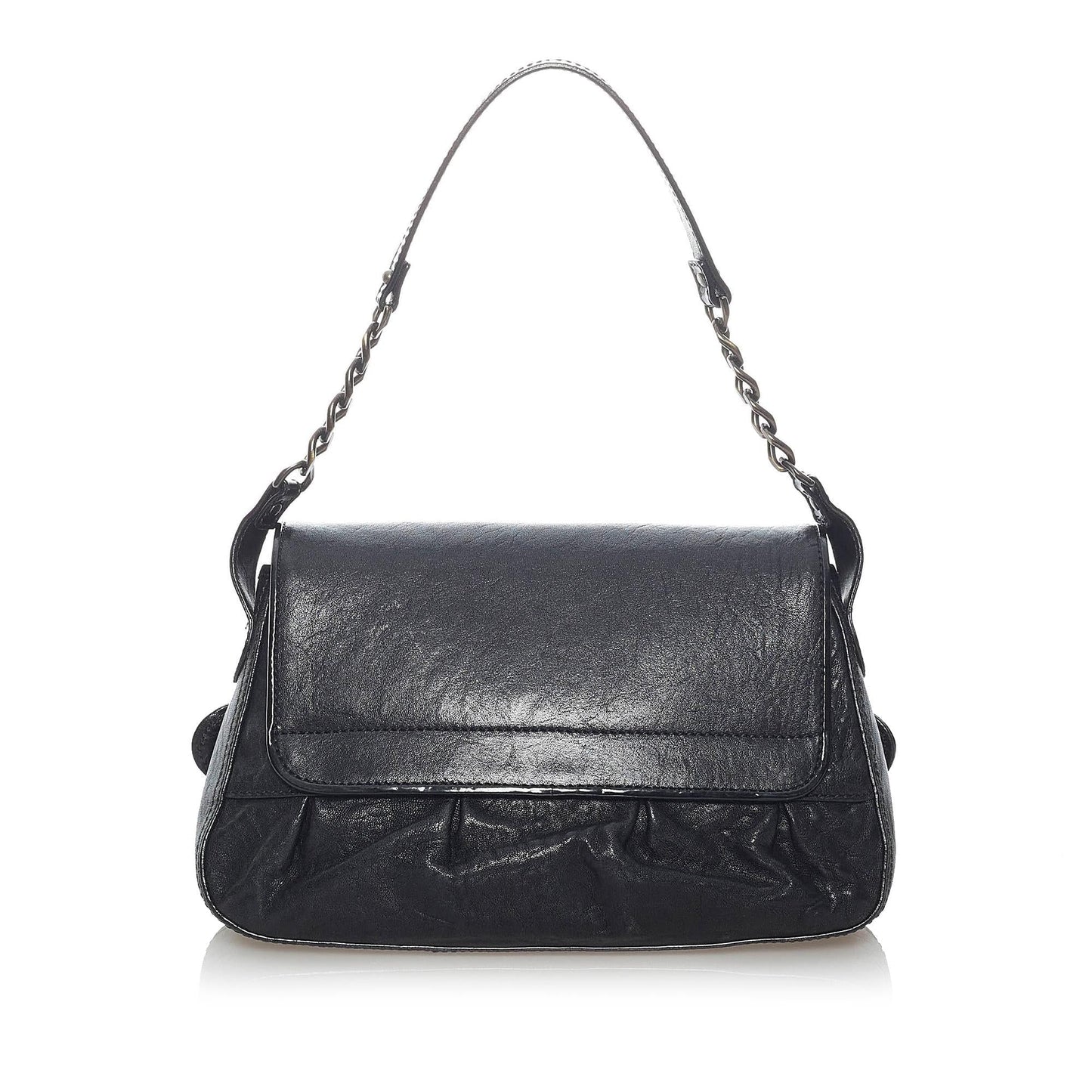 Luxury FendiB Bis Leather Shoulder Bag (SHG-31432)