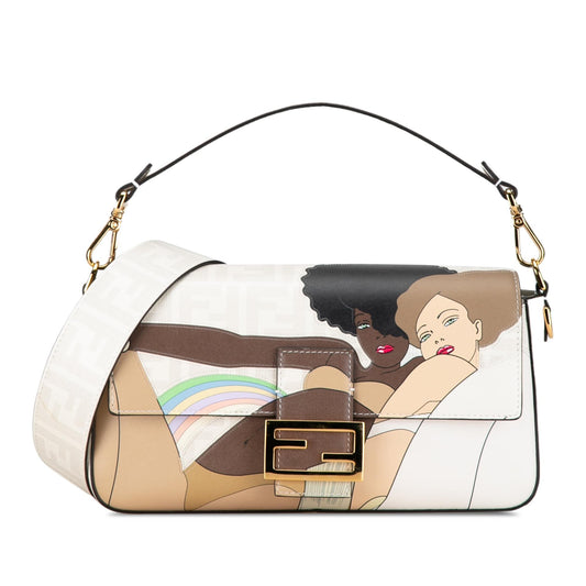 Luxury FendiBikini Girls Zucca Baguette Satchel (SHG-9Ik26n)