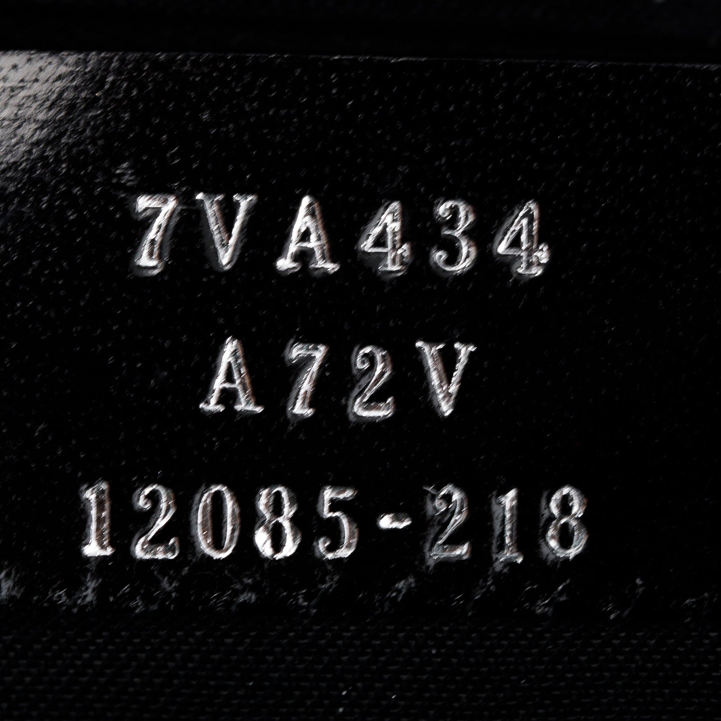 Fendi Black Calfskin Leather Embossed FF Belt Bag