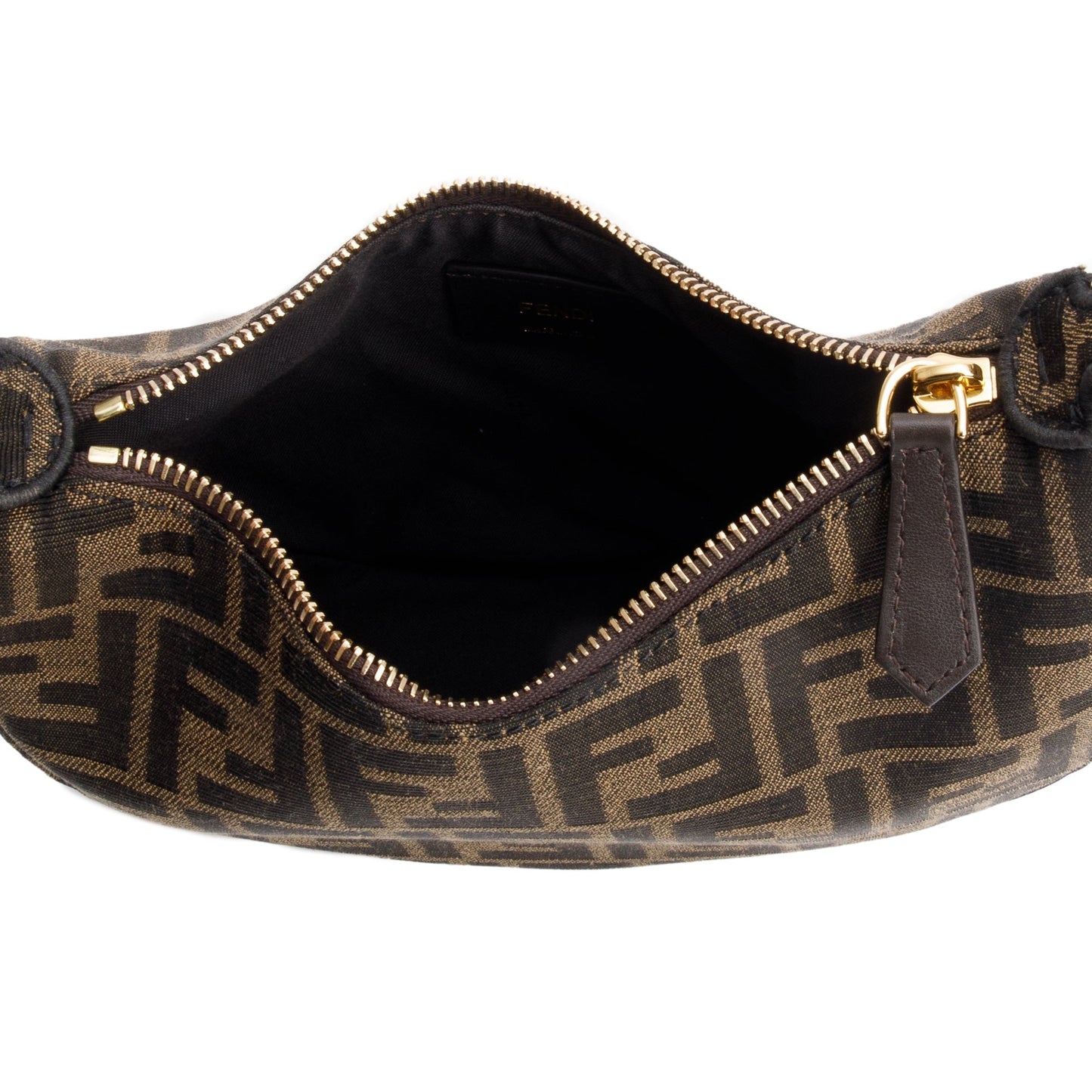 Fendi Brown FF Zucca Jacquard Mini Fendigraphy Bag