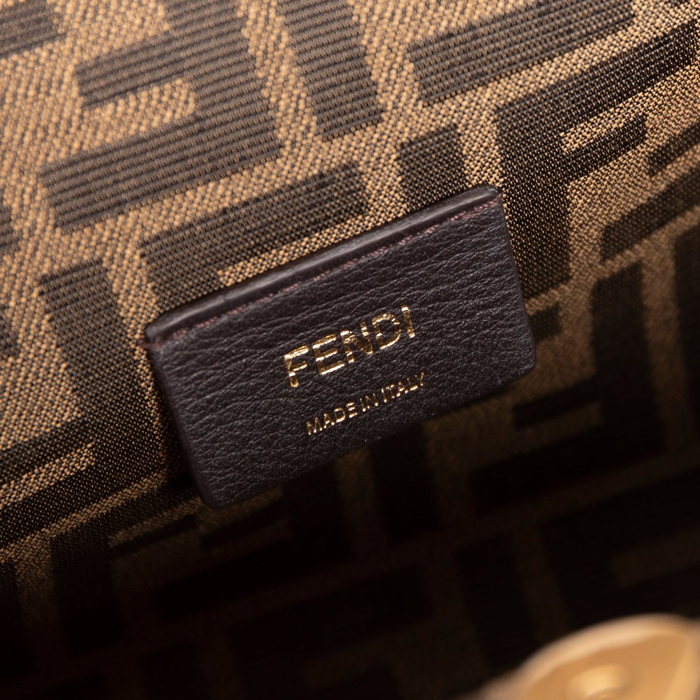 Fendi Brown Small Fendi First Bag