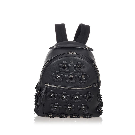 Luxury FendiBy The Way Flowerland Leather Backpack (SHG-26894)