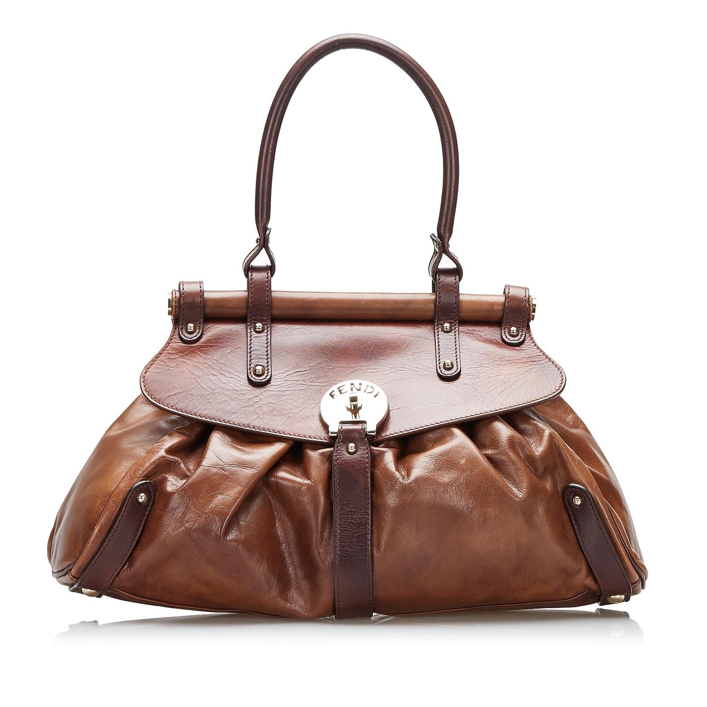 Luxury FendiCalf Leather Handbag (SHG-0I003W)
