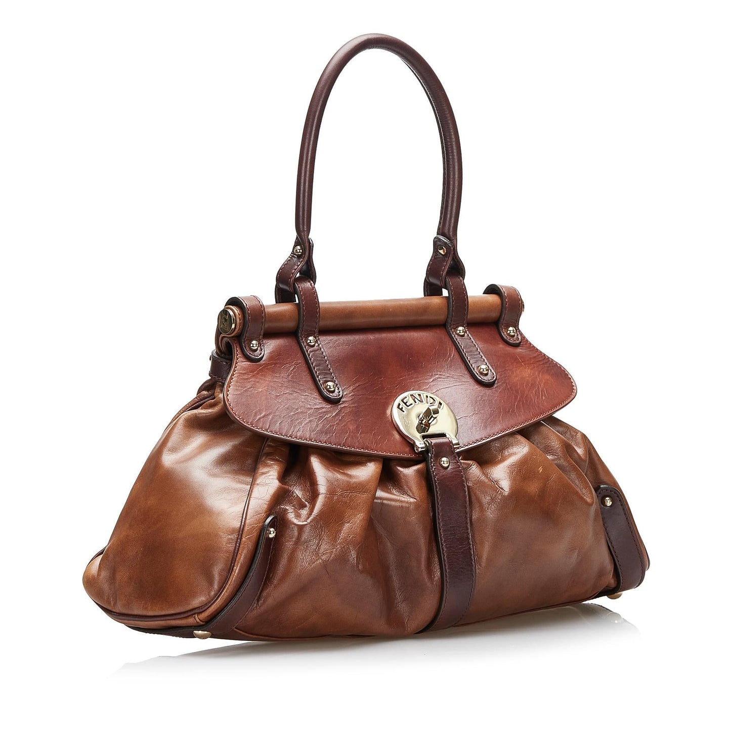 Luxury FendiCalf Leather Handbag (SHG-0I003W)