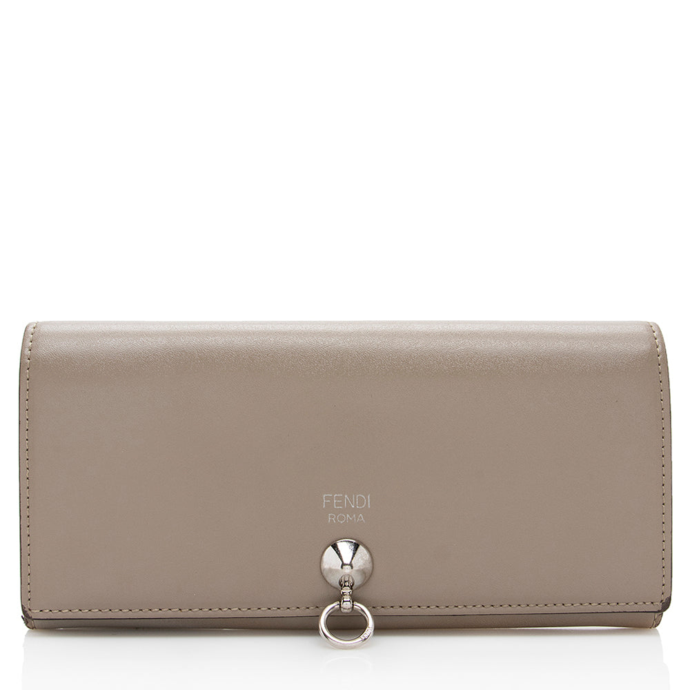 Luxury FendiCalfskin By The Way Continental Wallet (SHF-17993)