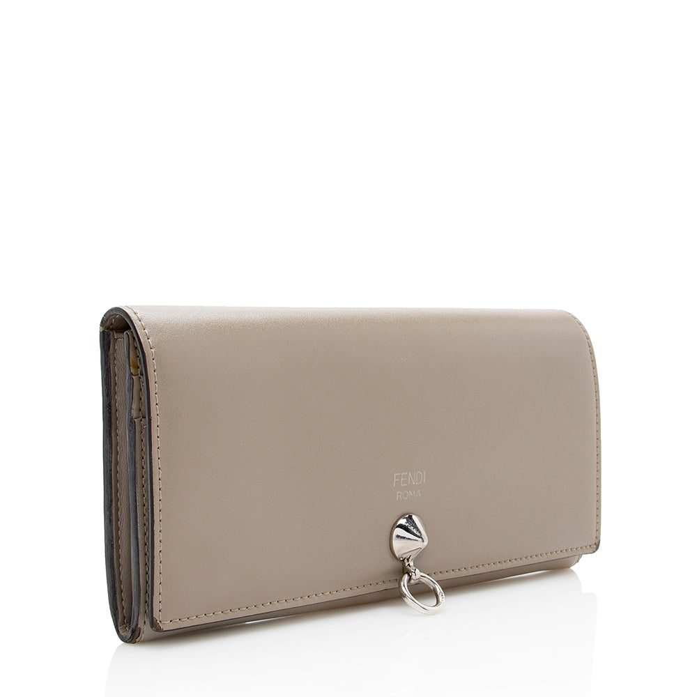 Luxury FendiCalfskin By The Way Continental Wallet (SHF-17993)