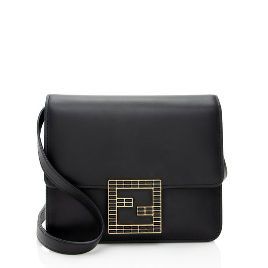 Luxury FendiCalfskin Crystal Fab Small Crossbody Bag (SHF-22238)